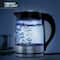 MegaChef 1.8L Glass Body & Stainless Steel Electric Tea Kettle